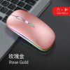 Wholesale new cross-border Bluetooth dual-mode wireless mouse charging mute power display Office Games luminous mouse