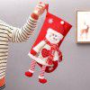 Christmas sock bag knitting three-dimensional Santa Snowman Gift Bag Christmas Eve candy socks children's Christmas gift socks