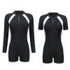 Sports swimwear women's ins professional conservative one-piece long sleeve 2022 women's swimwear wholesale hot spring women's wear