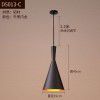Loft creative single head iron pot cover simple restaurant lighting American retro Nordic Industrial wine bar Chandelier
