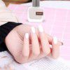 Cross border nail polish is firm and cannot be peeled. It is a non baking nail enhancement product. Student girl nail polish is 36 colors (beishijie color system)