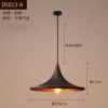 Loft creative single head iron pot cover simple restaurant lighting American retro Nordic Industrial wine bar Chandelier