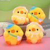 Cross border supply cute new chubby chicken plush toys doll pendant key chain manufacturer wholesale