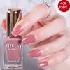 Livlan water-based tear nail polish transparent nail polish bare color bean paste Color Nail Polish