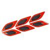 Automobile anti-collision strip leaf plate reflective sticker side air outlet head cover luminous warning reflective sticker vehicle reflective sticker