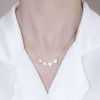 new S925 Sterling Silver Clover Necklace Korean fashion shell clavicle chain female support one generation wholesale