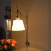 Simple long arm industrial wind adjustable wall lamp cross-border sofa table lamp Italian straw hat LED floor lamp