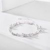 Sansheng III S990 silver bracelet girls Xia pure silver light luxury niche design sense 2022 new jewelry wholesale