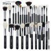 25 animal hair makeup brush sets cross-border hot selling beauty tools makeup school training institutions special brush