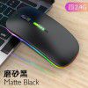 Wholesale new cross-border Bluetooth dual-mode wireless mouse charging mute power display Office Games luminous mouse