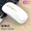 Wholesale new cross-border Bluetooth dual-mode wireless mouse charging mute power display Office Games luminous mouse