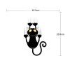 3D simulation cute cat personality creative car stickers dog glass stickers door scratches decorative shielding