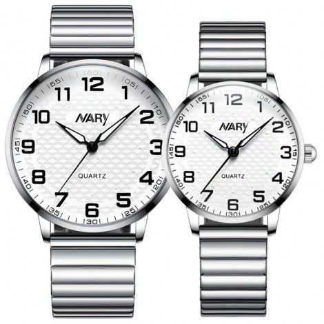 Nary / nerui new simple old spring band watch men and women waterproof leisure quartz watch factory direct sales