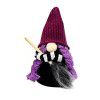 Love of Hong Kong Amazon cross border magic broom dwarf decorations atmosphere props Decoration Halloween faceless doll