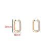 Advanced sense earrings earrings plated zircon 14K Gold Earrings New Chinese 18K Gold Earrings female Earrings accessories