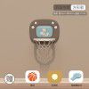 Children's basketball rack hanging household simple suction cup can lift the baby's hole free indoor Mini shooting frame