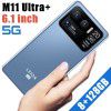 M11unit + new cross-border 10 nuclear explosive model hot sale 5g Android smartphone 6.1 large screen factory stock