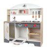 New children's Wooden simulation cooking kitchen set wooden family experience refrigerator kitchen toys