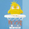 Children's basketball rack hanging household simple suction cup can lift the baby's hole free indoor Mini shooting frame
