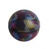 Cross border holographic reflective luminous fluorescent basketball rainbow sky net red cool Tiktok No. 7 blue ball spot