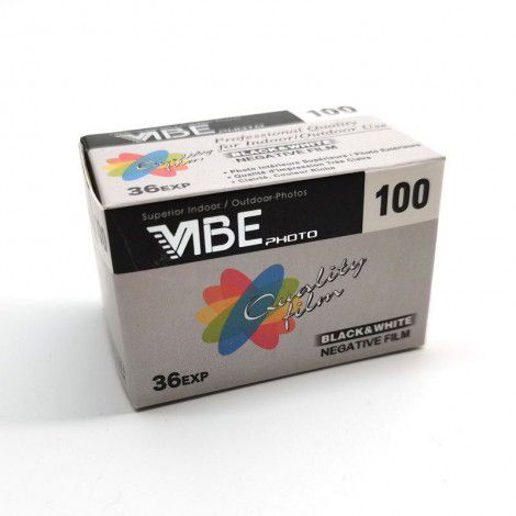 Germany imported 36 pieces of vibe film, 100 degree 135 black and white film negative film, 35mm double reverse lomo machine