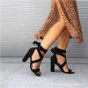 Cross border foreign trade 2022 summer new European and American large women's sandals, women's shoes, high heels, thick straps, wish women's sandals