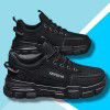 Men's shoes: waterproof and anti-skid, wear-resistant black board shoes for construction site, fashionable sports, leisure, breathable, labor protection shoes