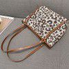 Foreign trade women's bag 2021 new fashion high-capacity leopard hand-held shoulder bag commuting versatile armpit tote bag wholesale 