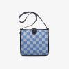  autumn and winter new checkerboard bucket bag women's high-capacity Canvas Tote Bag commuting Single Shoulder Messenger women's bag 