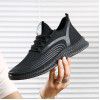  new tennis shoes men's track flying woven shoes breathable casual sports men's shoes Korean version mesh shoes support distribution