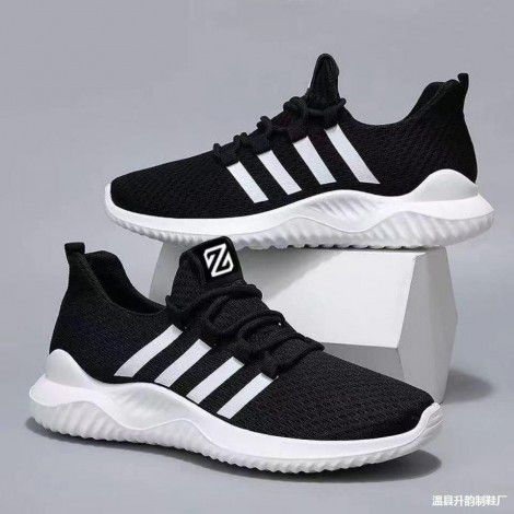 Cross border popular summer sports shoes men's wholesale street stall goods source net running shoes soft soles breathable casual shoes