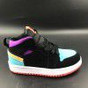 Qiao 1 children's shoes aj1 basketball shoes sports shoes low top mandarin duck barb children's Putian top cowhide children's shoes