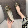 Single shoes: Women's large size foreign trade new pointed flat shoes in spring, summer, autumn and winter of 2022, women's Suede multi-color single shoes 4243