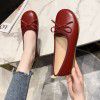 spring new sweet and lovely japanese doll shoes female bow grandma shoes soft bottom scoop shoes single shoes 