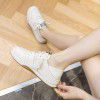 Leather summer style shallow mouth white shoes for women in spring and summer of 2022, the new Korean version of net red sports and leisure shoes (INS trend)