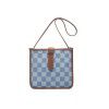  autumn and winter new checkerboard bucket bag women's high-capacity Canvas Tote Bag commuting Single Shoulder Messenger women's bag 