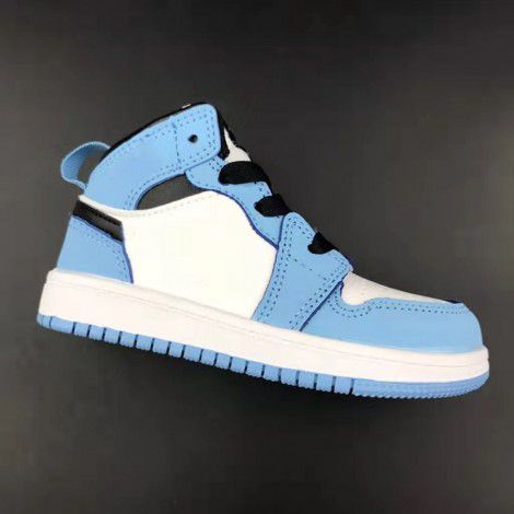 Qiao 1 children's shoes aj1 basketball shoes sports shoes low top mandarin duck barb children's Putian top cowhide children's shoes