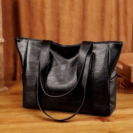  women's bag autumn new trend European and American handbag cross Bag Tote Bag single shoulder simple large bag