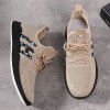 The manufacturer directly sells 2022 new men's shoes, mesh fly woven, breathable, anti-skid, wear-resistant, fashion Korean casual shoes, running shoes