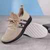 The manufacturer directly sells 2022 new men's shoes, mesh fly woven, breathable, anti-skid, wear-resistant, fashion Korean casual shoes, running shoes