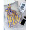 Amazon eBay cross border Japan South Korea contrast striped vest knitting One Shoulder Tote bag knitting portable shopping bag (female)