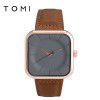 (directly provided by the manufacturer) Tommy fashionable new simple quartz watch Korean belt watch men's watch women's Watch