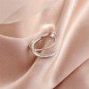 European and American cross-border Jewelry: Retro temperament, simple double ring ring, elegant jewelry, cross ring