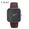 (directly provided by the manufacturer) Tommy fashionable new simple quartz watch Korean belt watch men's watch women's Watch