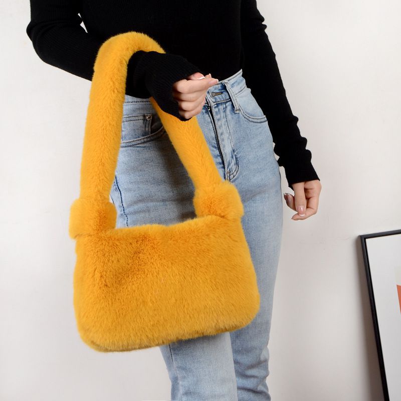 New plush handbag: W...