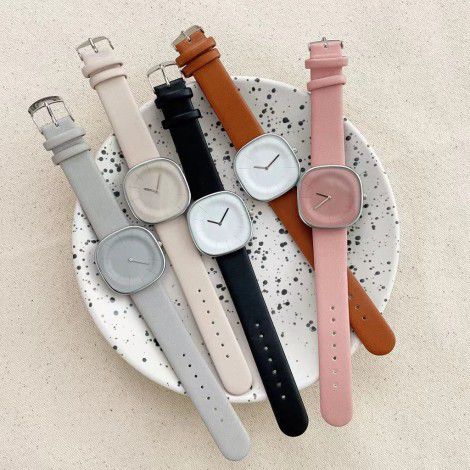 new watch sugar milk square Korean fashion versatile women's Quartz art RETRO student Watch