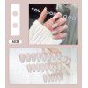 Nails hand wear nail wholesale short detachable finished product no engraving and grinding nail chip nail patch