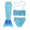 Children's Mermaid swimwear wholesale tail children's bikini suit girl baby swimming clothes can wear fins