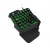 Cross border single handed keyboard RGB mechanical game keypad computer notebook eat chicken lol mobile game keyboard set
