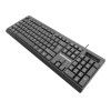 Suitable for magic sound KM1 computer, USB keyboard, home office, business wired mouse and keyboard set, English packaging